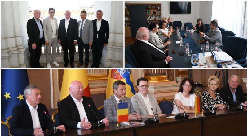Primarul Bibarț a primit vizita unei delegații din Deggendorf (Germania)