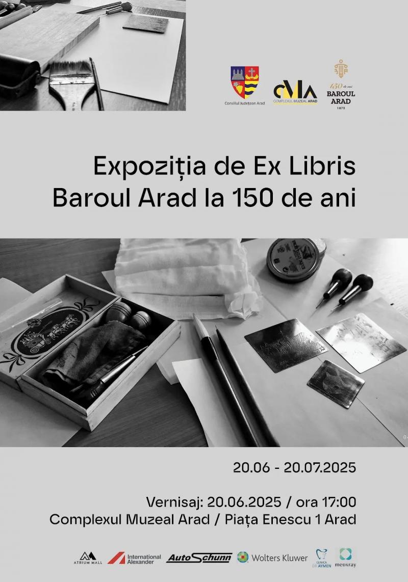 Expoziția de ex libris „Baroul Arad la 150 de ani