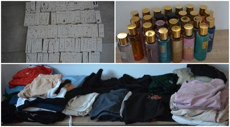 Comercianți de haine și parfumuri contrafăcute depistați de jandarmi în Piața Obor