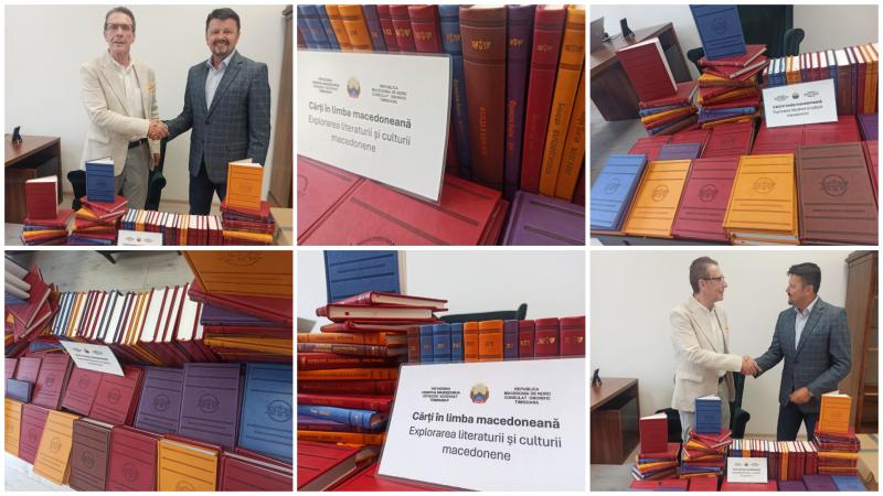 Donație de carte în limba macedoneană la Biblioteca Județeană „Alexandru D. Xenopol” Arad 