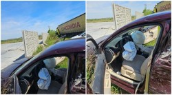 Femeie cu traumatism cranio-facial în urma unui accident produs în apropiere de Zimand Cuz