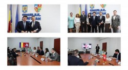 Întâlnire de lucru a președintelui Consiliului Județean Arad, Iustin Cionca, cu ambasadorul Confederației Elvețiene în România
