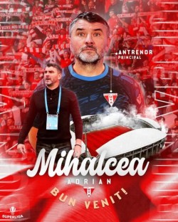 S-a lăsat cam așteptat, dar până la urmă a sosit! Mihalcea, noul antrenor al UTA-ei

