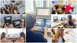 Nouă elevi arădeni au participat la atelierul „Tehnici de animație” susținut de Laurian Popa în cadrul Media Art Prize Only Tomorrow 2025