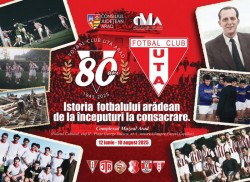 Expoziția „UTA – 80 de ani. Istoria fotbalului arădean de la începuturi la consacrare” la Complexul Muzeal Arad