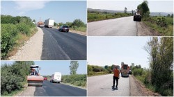 ”Vești bune de pe DN 68A Margina – Coșava! Ce a fost mai greu a trecut!”, zic drumarii! Realitatea din teren îi contrazice

