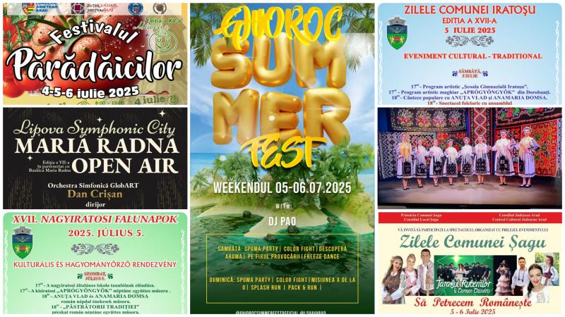 Week-end plin de evenimente în județ