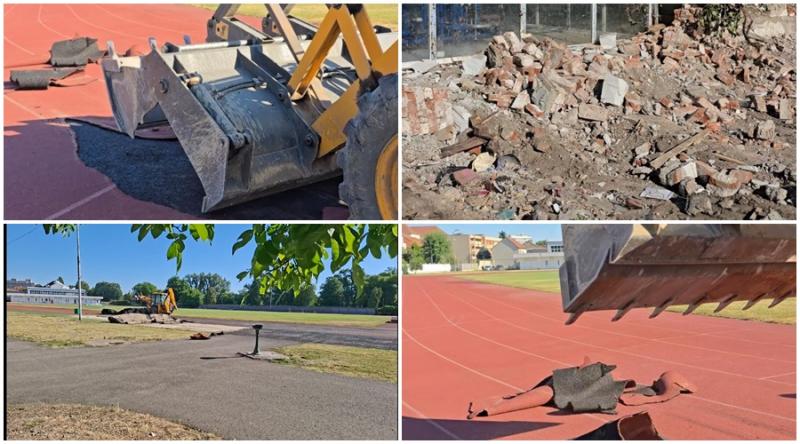  Stadionul „Gloria” a intrat în reparație capitală