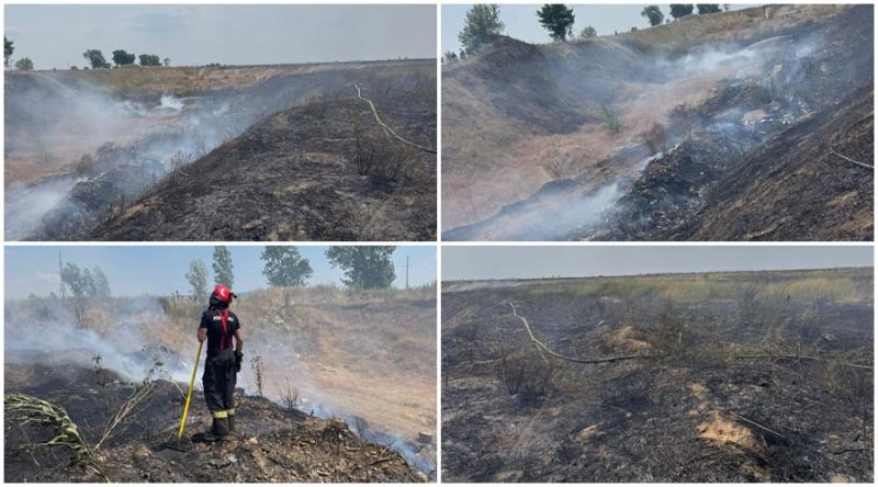 Aradul arde! Noi incendii izbucnite azi! Pompierii arădeni de-abia își mai trag sufletul

