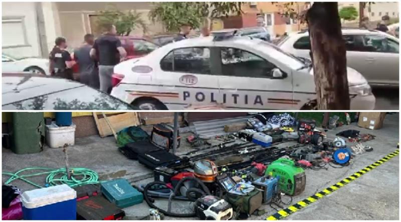 Patru tineri, bănuiți de spargerea mai multor case din Vladimirescu, reținuți de polițiști