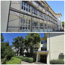 A început reabilitarea termică la Liceul Național de Informatică din Arad
