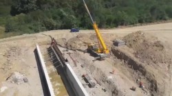 Stadiul fizic al lucrărilor de pe șantierul lotului 2 (Margina -Holdea) al autostrăzii Lugoj – Deva a ajuns la 25%
