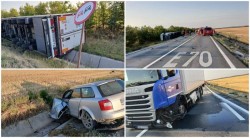Accident mortal pe drumul de legătură dintre autostrada A1 și DN 6, Remetea Mare! Circulația este oprită