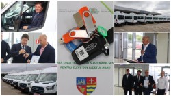 26 de microbuze electrice predate școlilor din județ