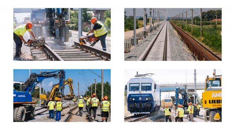 Lucrările de modernizare de pe Lotul 2 CF Caransebeș – Timișoara – Arad au depășit stadiul de 40%
