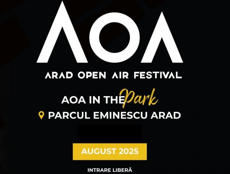 Trei zile de AOA Festival in the Park 2025 – în inima orașului - Program