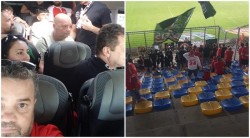 ”Am plecat tineri din Arad și am ajuns bătrâni la Ploiești”! Aproape 24 de ore pe drum pentru cei mai înfocați fani ai Bătrânei Doamne