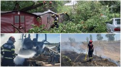 Intervenții la 141 de incendii ale pompierilor arădeni în luna iulie