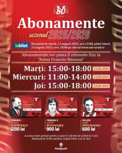 Clubul UTA pune din nou în vânzare abonamente pentru meciurile echipei de pe teren propriu. Vezi prețuri

