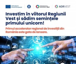 ADR Vest investește în viitorul Regiunii Vest și sădește semințele primului unicorn! Primul accelerator regional de investiții este gata de lansare