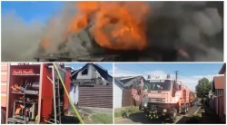 Trei victime, dintre care doi minori, intoxicate cu fum în urma unui incendiu produs la o casă de pe strada Sever Bocu din Arad

