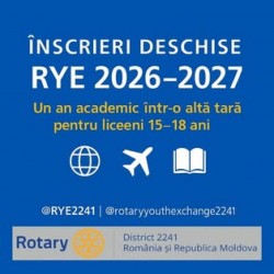 Vrei să descoperi lumea? Înscrierile pentru Rotary Youth Exchange 2026–2027 sunt acum deschise! 