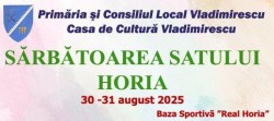 Petrecere în weekend la doar câțiva kilometri de Arad: Zilele localității Horia – ediția 2025. Program