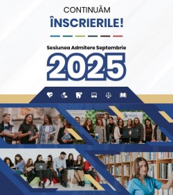 UVVG Arad a dat startul sesiunii de admitere din toamnă: o nouă rundă de înscrieri, începând de astăzi, 1 septembrie
 
