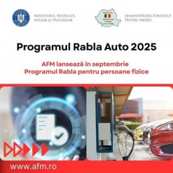 AFM lansează în septembrie mult așteptatul Program Rabla pentru persoane fizice

