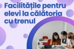 Facilitățile pentru elevi la călătoria cu trenul


