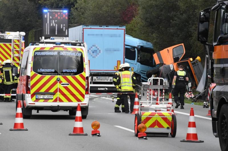 Român mort în Germania după ce a fost lovit în plin de un TIR pe autostradă. Victima efectua lucrări de întreținere