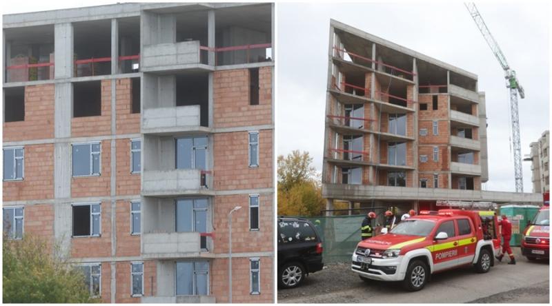 Accident de muncă mortal. Un muncitor de 51 de ani și-a pierdut viața după ce a căzut de pe un bloc în construcție din Timișoara