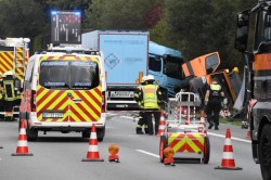 Român mort în Germania după ce a fost lovit în plin de un TIR pe autostradă. Victima efectua lucrări de întreținere