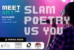 Atelierul „Slam poetry vs you” la Festivalul de Film Documentar fARAD 2025