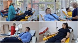 Jandarmii arădeni donează sânge