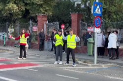 Patrulă școlară la Colegiul Național Preparandia “Dimitrie Țichindeal” 