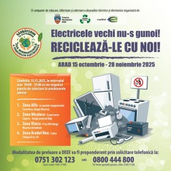 Campanie de colectare a deșeurilor electrice în municipiul Arad
