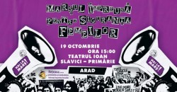 Aradul spune STOP violenței împotriva femeilor - Marșul „Împreună pentru Siguranța Femeilor"   Ediția a XI-a