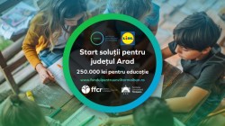 250.000 de lei pentru proiecte educaționale pentru mediul rural și urban mic din județul Arad, prin programul „Fondul pentru un viitor mai bun în comunități” finanțat de Lidl România