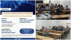 Seminar științific despre studiul genomului uman, organizat la Extensia Satu Mare a Universității de Vest „Vasile Goldiș” din Arad