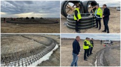 Iustin Cionca, pe șantierul primului proiect din România, de centrală pe biogaz și biomasă pentru populație, la Seleuș