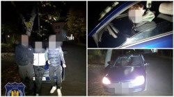 Tânăr de 18 ani, prins la volan fără permis, pe un drum cu acces interzis