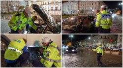 Arădeni nu vă plimbați cu hârburile prin centrul Aradului căci riscați să rămâneți cu ele în garaj! Acțiune a polițiștilor rutieri arădeni, împreună cu Registrul Auto Român

