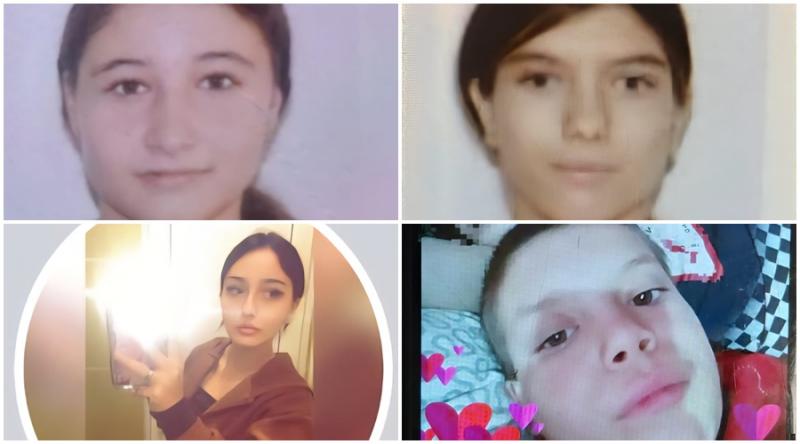 Patru minori dați dispăruți de familii azi noapte. Dacă-i vedeți, sunați la 112