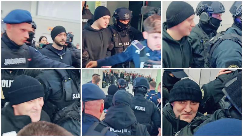 Horaţiu Potra, fiul și nepotul, aduși în cătușe pe aeroportul Otopeni