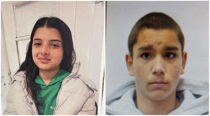 Doi minori de 14 și 16 ani au plecat de la domiciliu și dispăruți au fost! I-ați văzut? Sunați la 112!