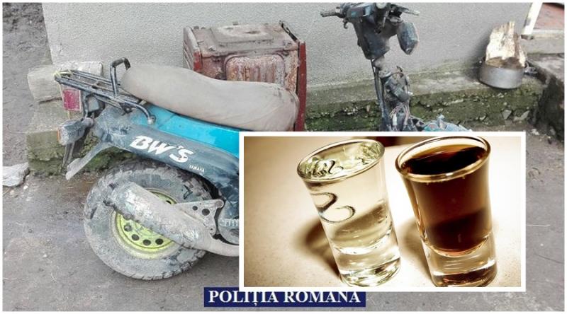 Tânăr din Buteni afumat bine la ghidonul motocicletei. Depistat cu alcoolemie de 1,26 la mie


