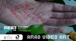 ARAD VIDEO ART @ meetART.lab la Snooze Coffee