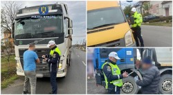 Acțiune în cadrul campaniei europene ,,truck & bus” soldată cu eficiență de 100%: 634 autovehicule controlate, 634 de amenzi aplicate