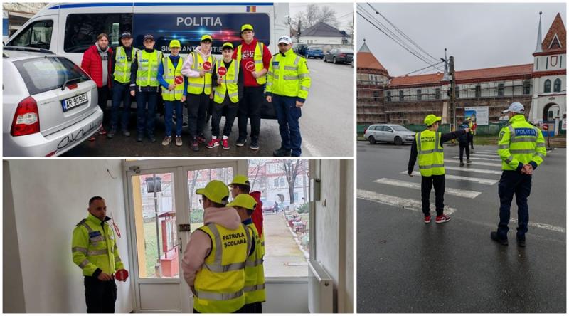 La Ineu a fost activată prima patrulă școlară din județ